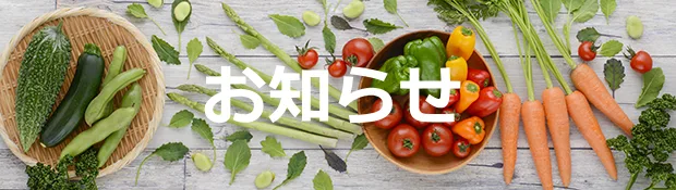 【お知らせ】お盆期間中は通常営業いたします。