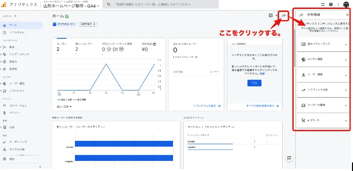 インサイト分析情報